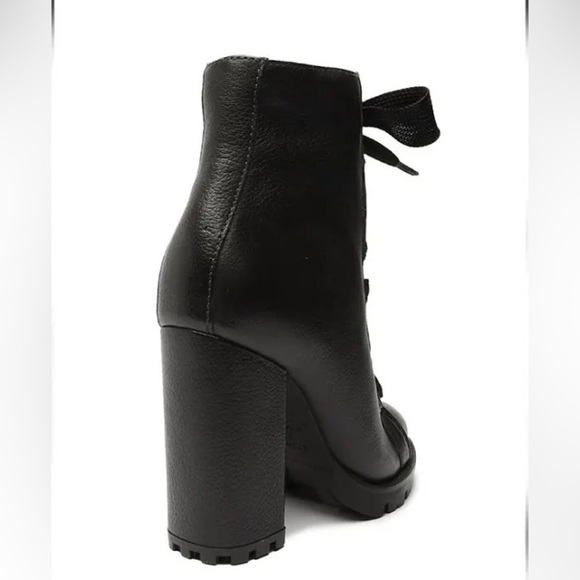 SCHUTZ | Zara Winter Ankle Heeled Boots Fur Lined Size 8.5 - Picture 13 of 15